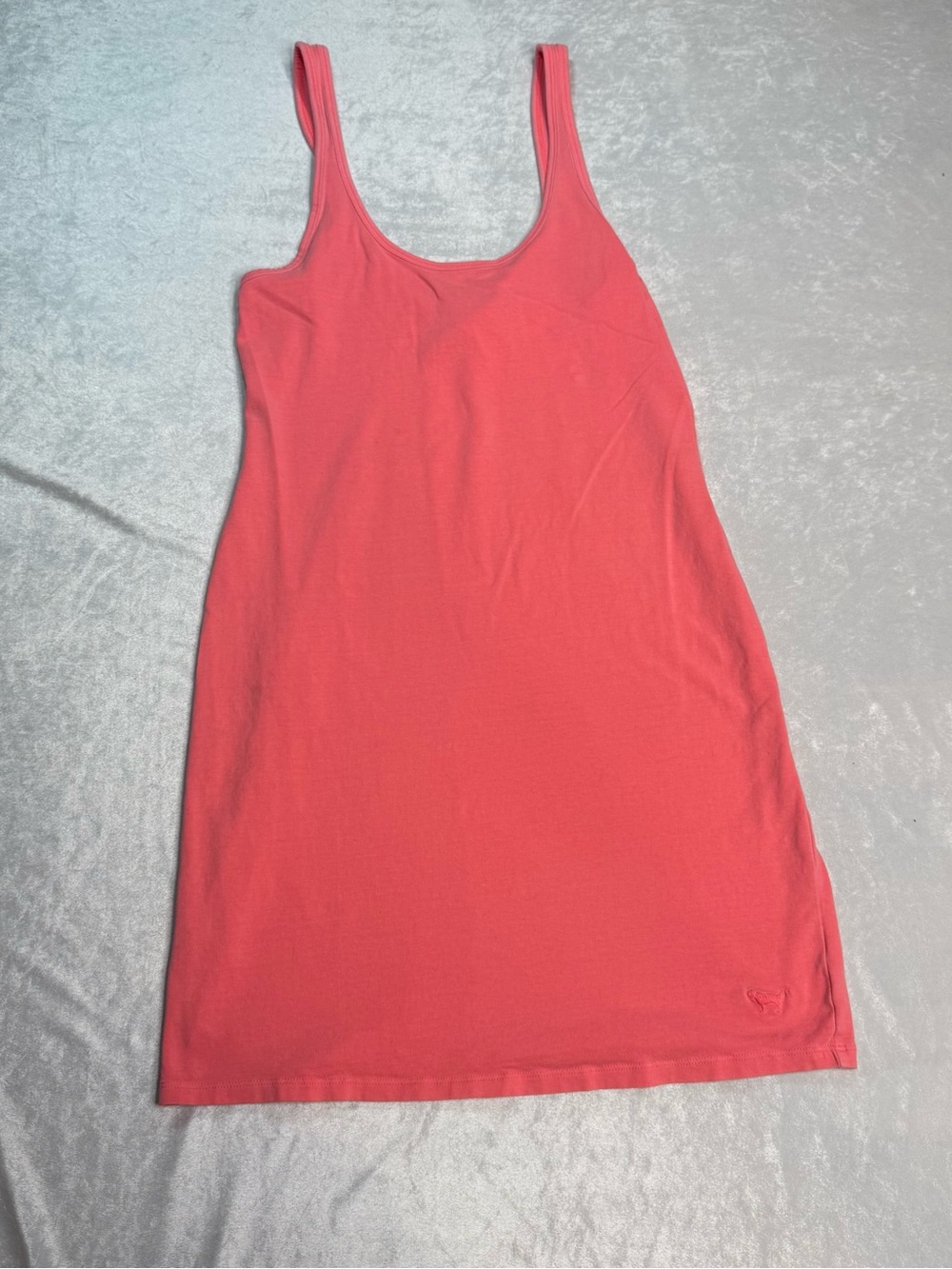 Victoria’s Secret PINK Neon Coral Cotton Tank Top